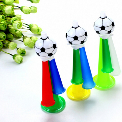 Supply Football horns fans cheer Favorites small three-tone Horn toy prop  cheering Horn