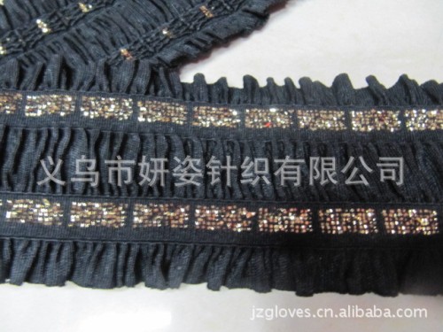 [Elastic Band Manufacturer] Supply Lace Decorative Elastic Band Powerful Manufacturers Professional Production and Sales