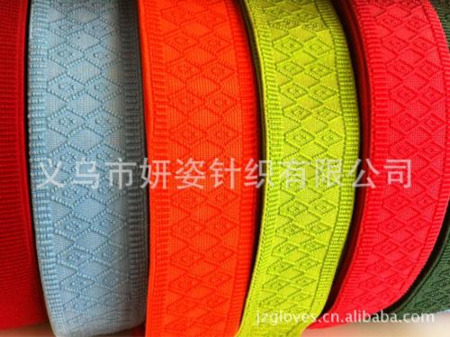 Manufacturers Supply 5cm Diamond Elastic Band Gloves Screw Type Elastic Band in Stock