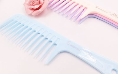 Plastic big tooth comb professional hair comb hair comb flat comb/ / manufacturers direct sales