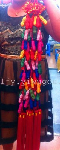 changshengguo wedding room decoration ornaments 18 chinese knot hand-woven colorful peanuts