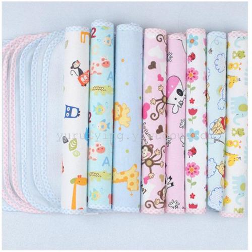 baby bamboo fiber flannel baby waterproof breathable washable double-sided large diaper pad menstrual pad 70*120cm