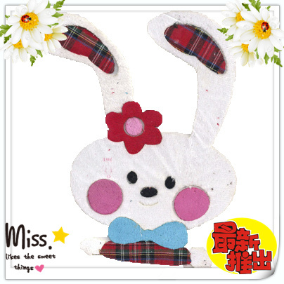 yiwu shopping accessories heat transfer bunny customized children‘s clothing/leggings/pillow/sofa cushion/curtain
