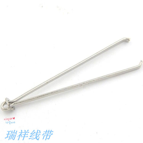 imported/diy handmade patchwork tool elastic band needle-threader， wearing clip