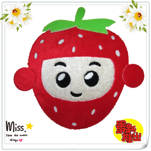 Yiwu Shopping Accessories Heat Transfer Patch Popular Heat Transfer Printing Cartoon Strawberry Customized Jeans/Children‘s Clothing/Short Sleeve