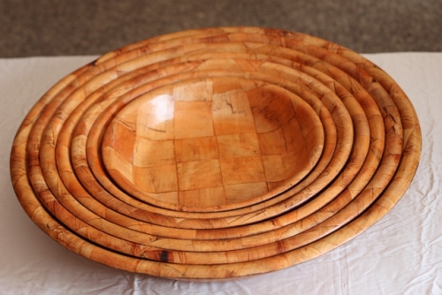 wooden hand-woven thickened wooden pots are natural and environmentally friendly