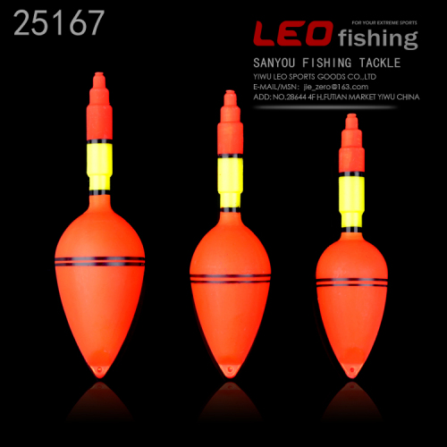 25167 le ou [plastic sea float] small size （100 pcs/bag） red flag float sea fishing float