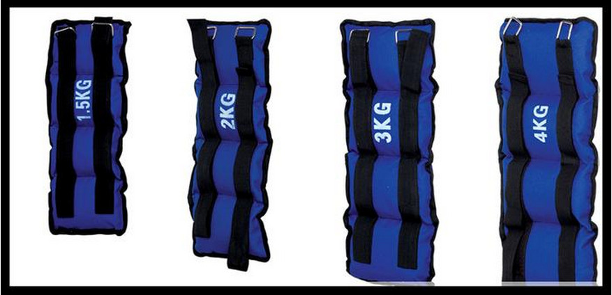 Leggings sandbags Tied to the wrist sandbags sand weight equipment 4 kg of a couple