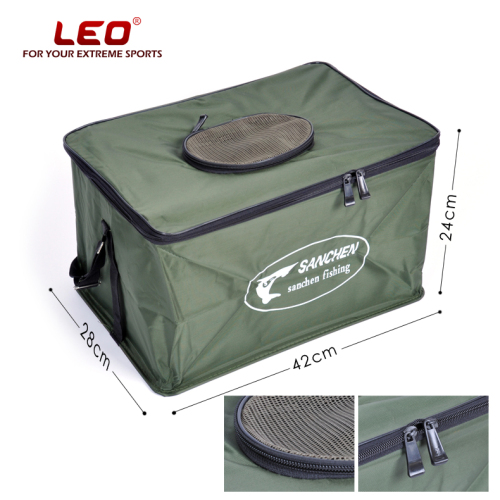 5195-3 [Canvas Folding Water Tank] （Large） portable Shrink Fishing Bucket Fishing Gear 