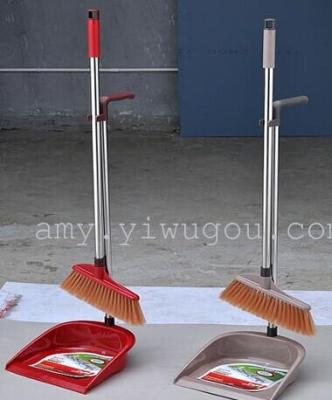 Combining stainless steel broom dustpan broom broom set the broom