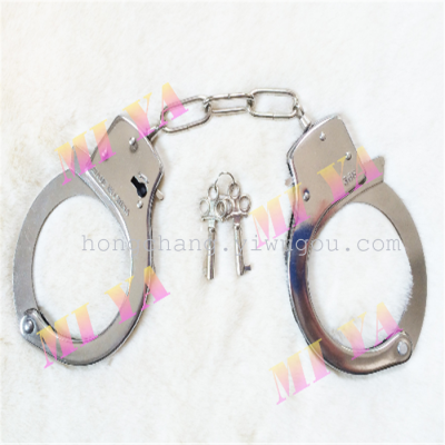 Adult cuffs fluffy handcuffs, stainless steel handcuffs, toy handcuffs