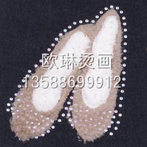 yiwu purchase accessories with diamond arctic velvet hot tearing hot stamping picture wholesale custom jeans clothes shoes bag