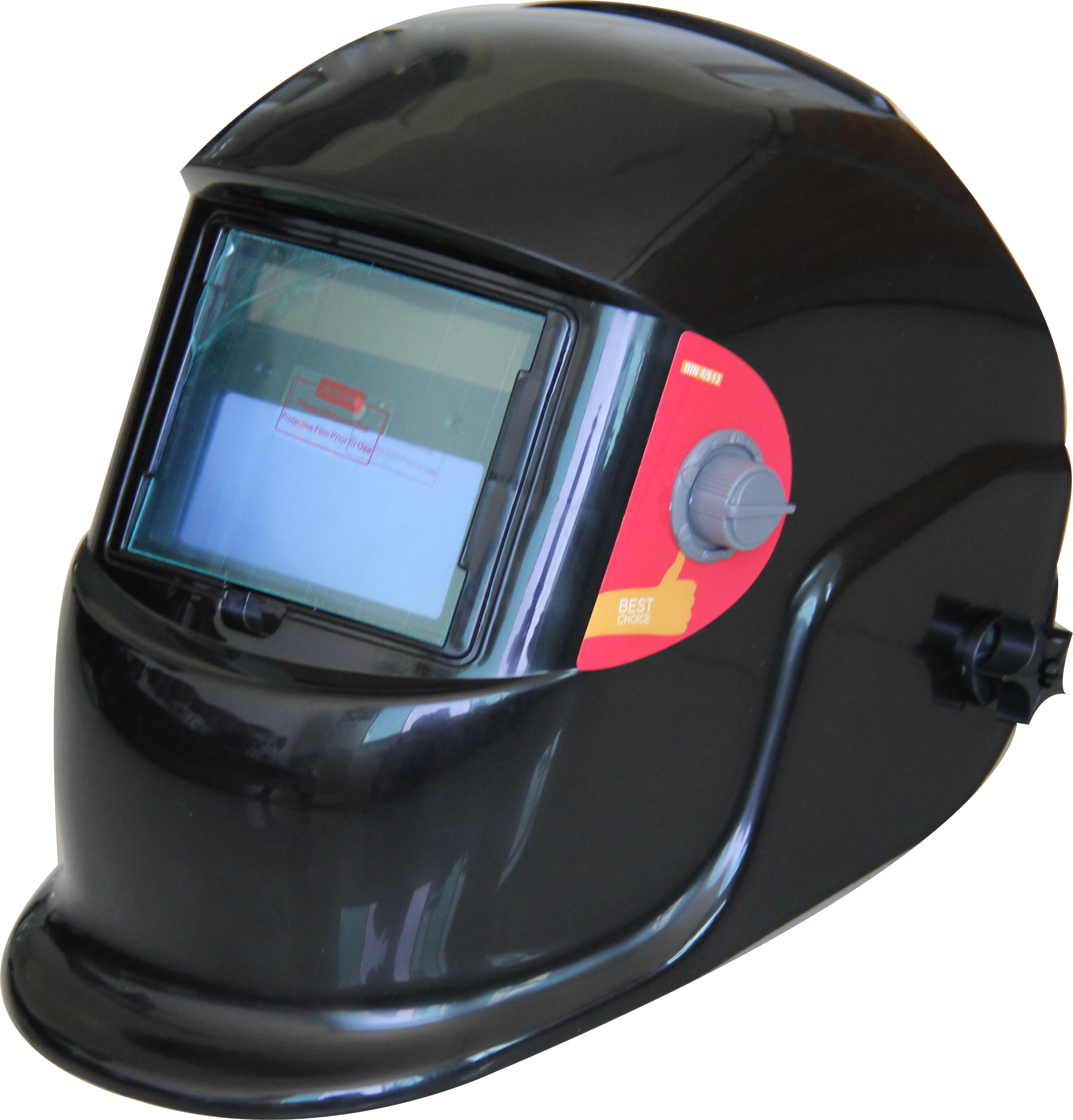 自动变光电焊面罩黑色防护面罩