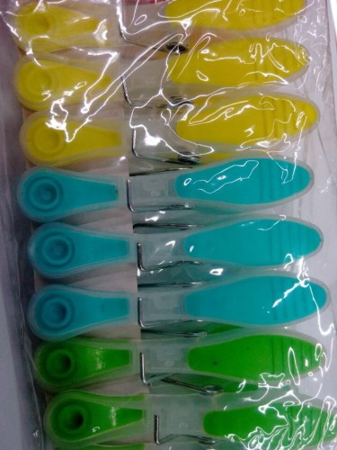 Two-Tone Plastic Clip， Plastic Hanger， Clothesline Clothespin