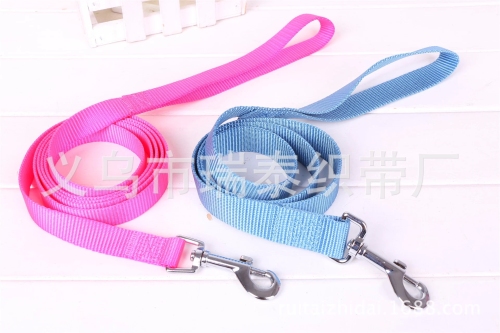 Factory Direct Sales Pet Collar Pet Rope Dogs and Cats Pet Collar Jacquard Hand Holding Rope