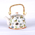 Jungong ceramics manufacturers supply alibaba taobao ceramics gift girder teapot glaze color cool teapot retro