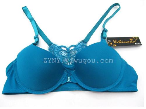 factory direct sales beauty back lace front buckle spot bra underwear 1669