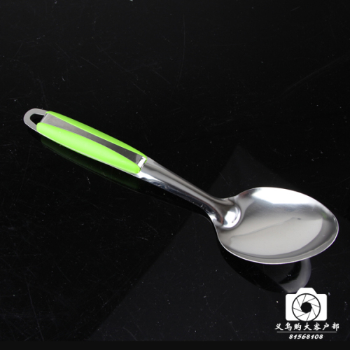stainless steel long tongue spoon kitchenware tableware kitchen supplies hardware kitchen and bathroom