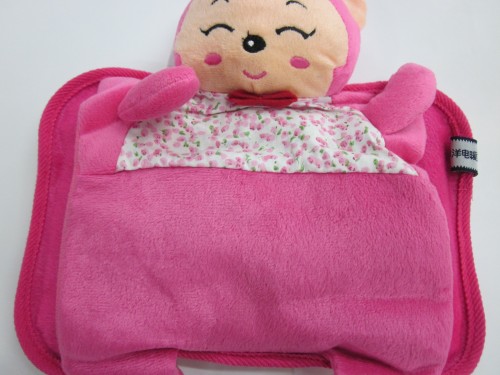 toy head two-side hand putting hand warmer hot water bag