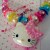 New children's pearl necklace Kitty pendant pearl necklace set wholesale children's accessories