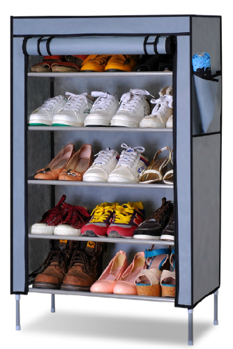 simple oxford cloth shoe rack modern simple multi-layer creative dustproof dormitory cloth shoe cabinet shelf