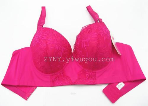 Foreign Trade Factory Direct Sales Thin Cup E Cup Adjustable Chest-Gathering Bra Underwear Spot 9220