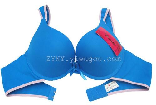 foreign trade factory direct sales thin cup c non-removable shoulder strap bra underwear spot 9182