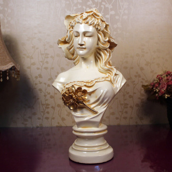 欧式家居饰品人物头像摆件 复古维纳斯雕塑像工艺品