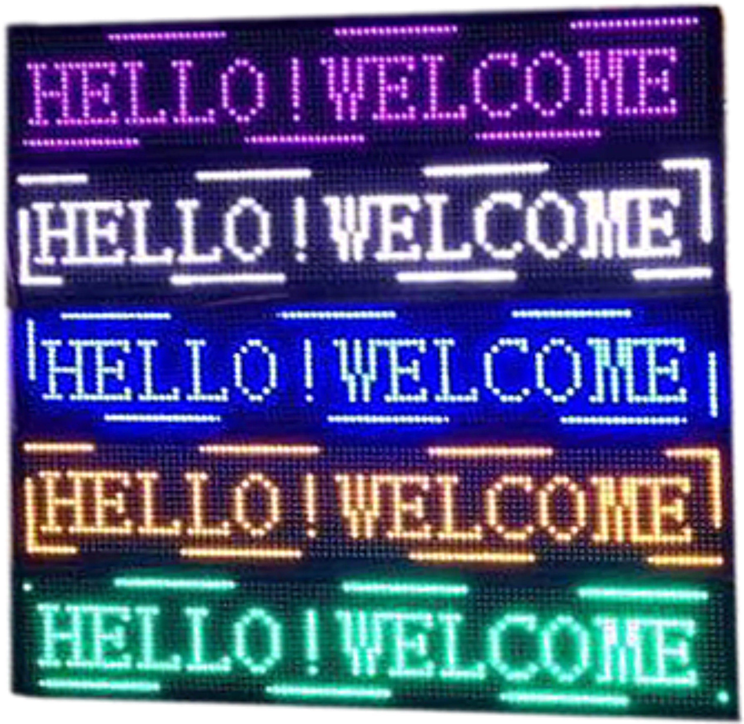 p10 led 单色 显示屏 100*20cm