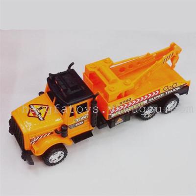 6006D bag green plastic educational toys children inertia hook car truck