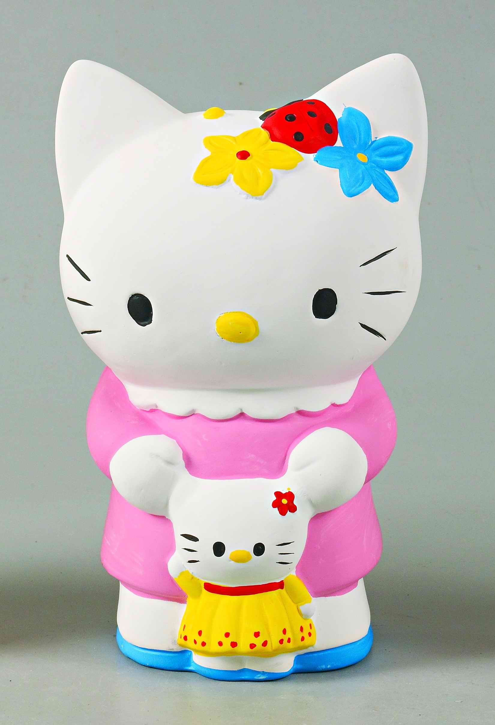 超大号卡通hellokitty 陶瓷白胚diy儿童手工绘画