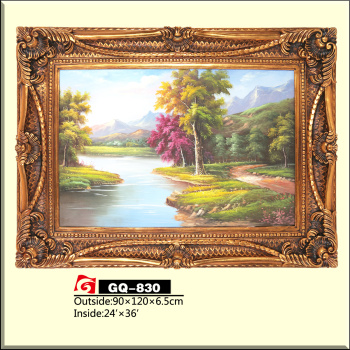 婚纱照油画框_油画风格婚纱照