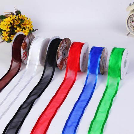 Factory Direct Sales 12 Points （38mm） Wide-Brimmed Ribbon Gift Packing Tape Bow Material