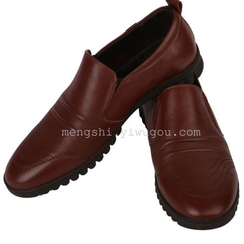New Business Casual Leather Top Layer Cowhide Low-Top Shoes Classic Single-Layer Shoes 
