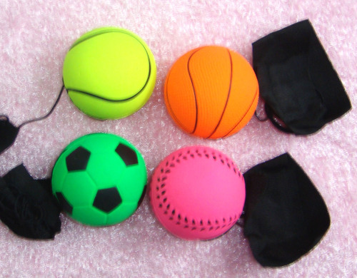 63mm Wrist Elastic Ball， Toy Elastic Ball， Children Toy Ball，