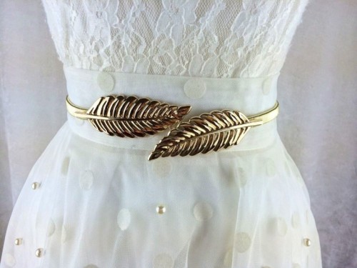 spring metal a pair of buckles all-match elastic belt women‘s fashion all-match thin belt 1568