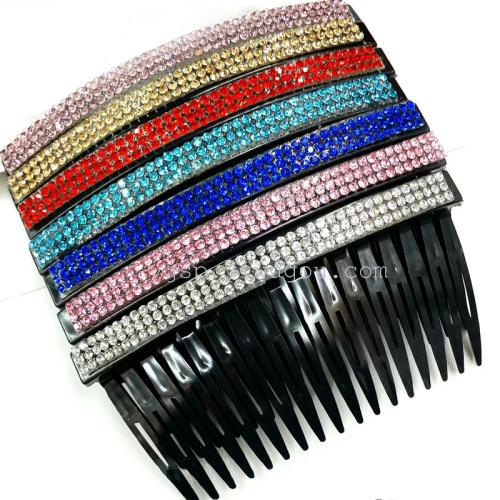 AYSAN Sunshine Korean Style Headdress South Korea Diamond Rhinestone Popular Hair Comb Hair Comb Bangs Comb Toothed Hairpin Ornament