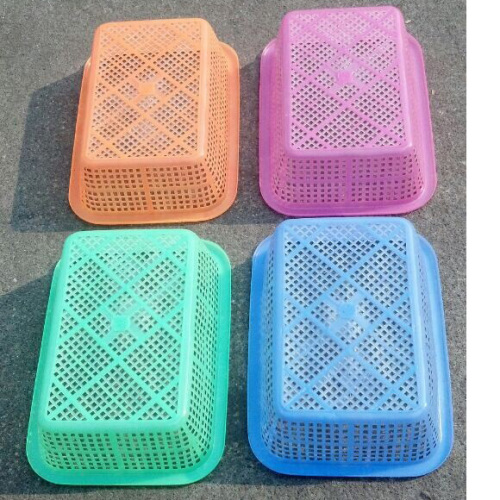 wholesale supply plastic square sieve 815 small square sieve washing vegetable basket fruit and vegetable basket