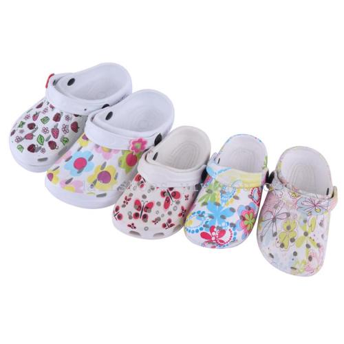 Men‘s and Women‘s Children‘s Closed Toe Hole Shoes Soft Bottom Children‘s Shoes Summer