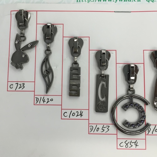 Hardware Electroplating Alloy Decorative Craft Zipper Piece Zipper Head Clothing Accessories Luggage Accessories
