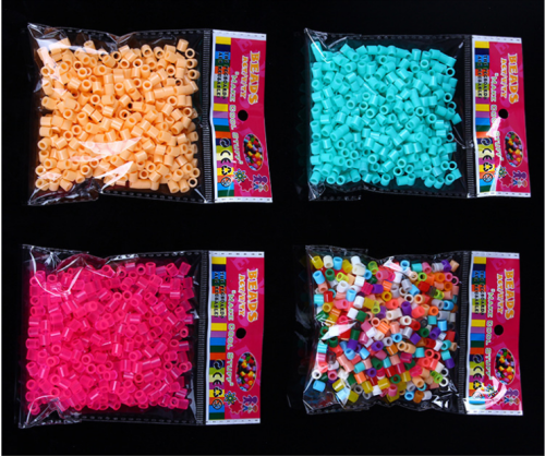 Magic Bean Puzzle Environmental Protection Multi-Color Intelligence Doudou DIY Children Hot Pressing Beads 300 Pieces