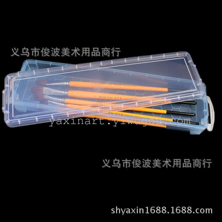 Plastic pencil pencil case pencil Box Transparent gouache pa...