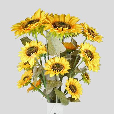 Simulation of artificial flowers sunflower sunflower home decor artificial flower corsage