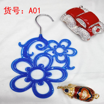 2015 new flower-shaped plastic Candy-colored silk scarves jewelry wholesale