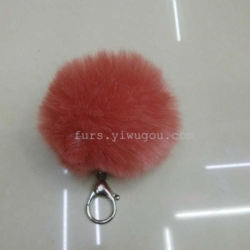 Imitation Rabbit Fur Keychain Fur Ball Rabbit Hair Ball Fox Fur Money Fuzzy Ball Pendant Mobile Phone Pendant