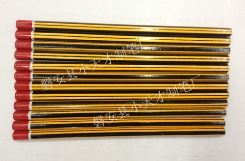 grade 1 basswood， red， yellow and black， draw a pencil， hb advanced writing pencil