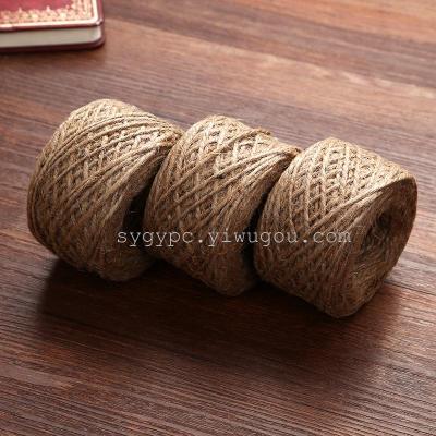 Natural Jute Twine factory outlet, 1.5-2mm double stranded rope