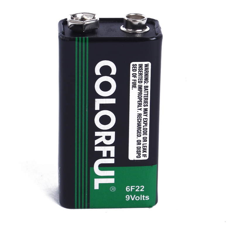 Supply COLORFUL battery 6F22 9V coke carbon-zinc batteries wholesale-