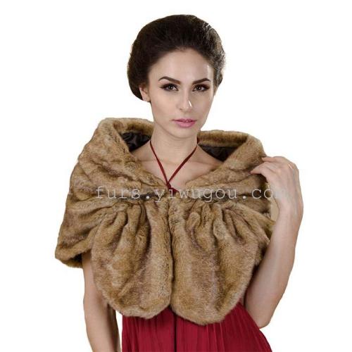 imitation rex rabbit fur shawl fur large scarf fur butterfly shawl fur coat new