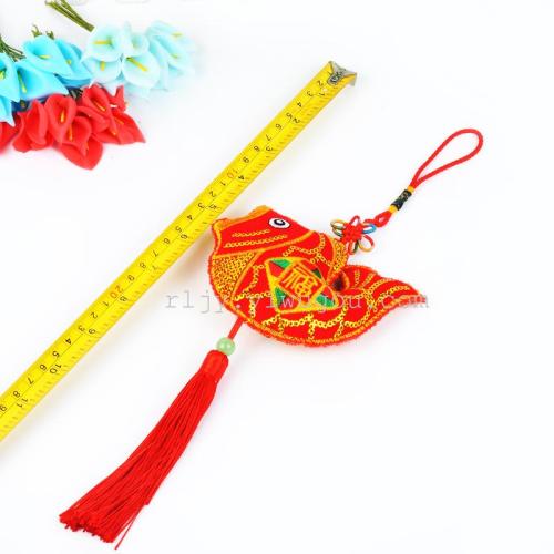 chinese knot embroidery sachet handmade fish pendant sachet can be processed and customized wholesale